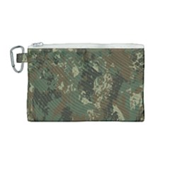 Camouflage-splatters-background Canvas Cosmetic Bag (medium) by Vaneshart