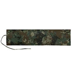 Camouflage-splatters-background Roll Up Canvas Pencil Holder (l) by Vaneshart