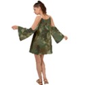 Camouflage-splatters-background Kimono Sleeves Boho Dress View2