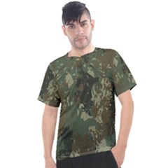 Camouflage-splatters-background Men s Sport Top