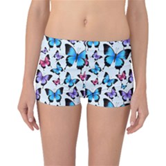 Decorative-festive-trendy-colorful-butterflies-seamless-pattern-vector-illustration Boyleg Bikini Bottoms by Vaneshart