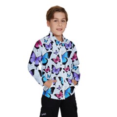 Decorative-festive-trendy-colorful-butterflies-seamless-pattern-vector-illustration Kids  Windbreaker