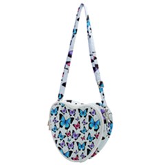 Decorative-festive-trendy-colorful-butterflies-seamless-pattern-vector-illustration Heart Shoulder Bag