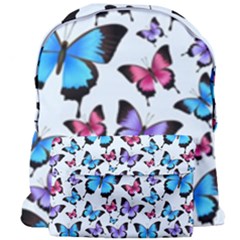 Decorative-festive-trendy-colorful-butterflies-seamless-pattern-vector-illustration Giant Full Print Backpack by Vaneshart