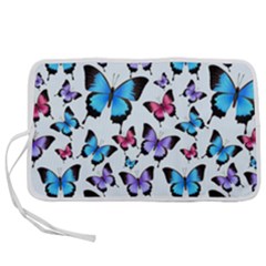 Decorative-festive-trendy-colorful-butterflies-seamless-pattern-vector-illustration Pen Storage Case (l)