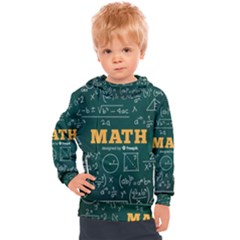 Realistic-math-chalkboard-background Kids  Hooded Pullover