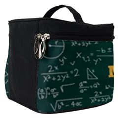 Realistic-math-chalkboard-background Make Up Travel Bag (small)