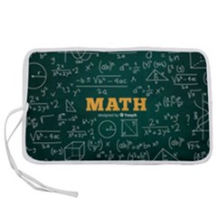 Realistic-math-chalkboard-background Pen Storage Case (s)