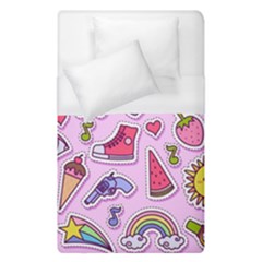 Fashion Patch Set Duvet Cover (single Size) by Vaneshart