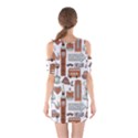 Seamless-pattern-with-london-elements-landmarks Shoulder Cutout One Piece Dress View2