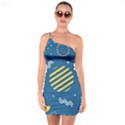 Flat-design-geometric-shapes-background One Soulder Bodycon Dress View1