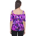 Triangular-shapes-background Cutout Shoulder Tee View2