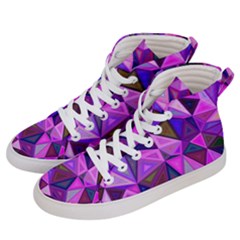 Triangular-shapes-background Men s Hi-top Skate Sneakers by Vaneshart