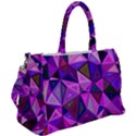 Triangular-shapes-background Duffel Travel Bag View2