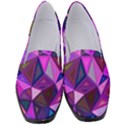 Triangular-shapes-background Women s Classic Loafer Heels View1