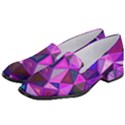 Triangular-shapes-background Women s Classic Loafer Heels View2