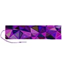 Triangular-shapes-background Roll Up Canvas Pencil Holder (L) View1