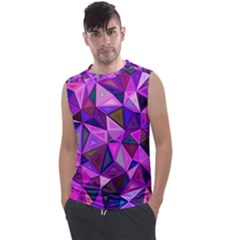 Triangular-shapes-background Men s Regular Tank Top