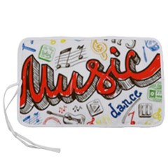 Music-color-elements Pen Storage Case (m) by Vaneshart