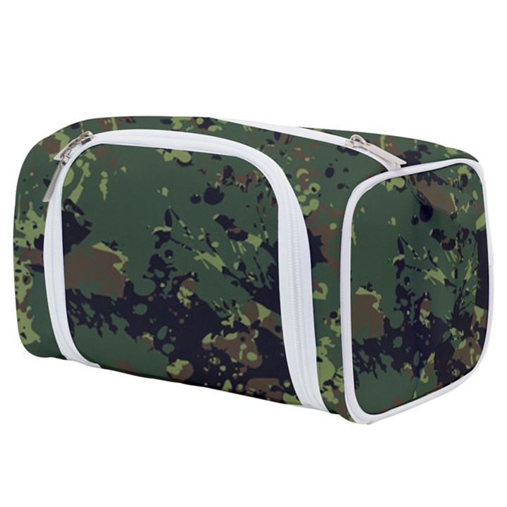 Military background grunge-style Toiletries Pouch