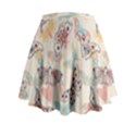 Pattern-with-hand-drawn-butterflies Mini Flare Skirt View2