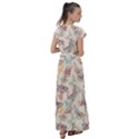 Pattern-with-hand-drawn-butterflies Flutter Sleeve Maxi Dress View2