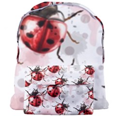 Ladybugs-pattern-texture-watercolor Giant Full Print Backpack by Vaneshart