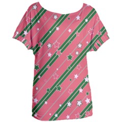 Christmas-background-star Women s Oversized Tee by Vaneshart