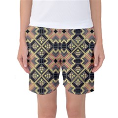 Seamless-mexican-pattern Women s Basketball Shorts by Vaneshart