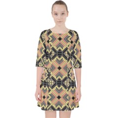 Seamless-mexican-pattern Pocket Dress by Vaneshart