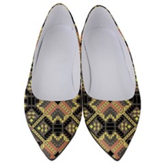 Seamless-mexican-pattern Women s Low Heels by Vaneshart