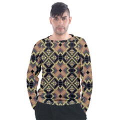 Seamless-mexican-pattern Men s Long Sleeve Raglan Tee