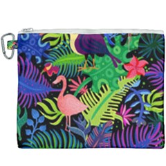 Tropical-exotic-colors-seamless-pattern Canvas Cosmetic Bag (xxxl)