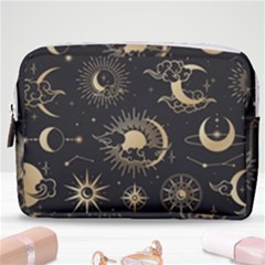 Asian-set-with-clouds-moon-sun-stars-vector-collection-oriental-chinese-japanese-korean-style Make Up Pouch (medium) by Vaneshart