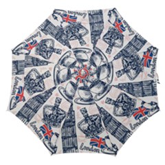 London-seamless-pattern Straight Umbrellas by Vaneshart