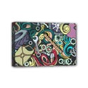 Cartoon-cute-doodles-hand-drawn-auto-service-seamless-pattern Mini Canvas 6  x 4  (Stretched) View1