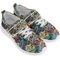 Cartoon-cute-doodles-hand-drawn-auto-service-seamless-pattern Men s Velcro Strap Shoes View3