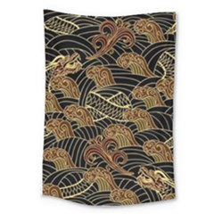 Oriental-traditional-seamless-pattern Large Tapestry by Vaneshart