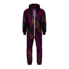 Colorful-abstract-seamless-pattern Hooded Jumpsuit (kids)