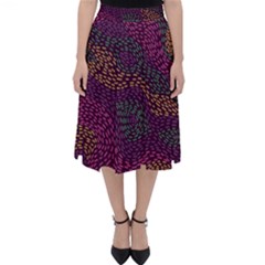 Colorful-abstract-seamless-pattern Classic Midi Skirt