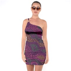 Colorful-abstract-seamless-pattern One Soulder Bodycon Dress by Vaneshart