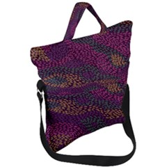 Colorful-abstract-seamless-pattern Fold Over Handle Tote Bag by Vaneshart