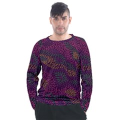 Colorful-abstract-seamless-pattern Men s Long Sleeve Raglan Tee