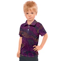 Colorful-abstract-seamless-pattern Kids  Polo Tee