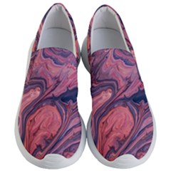 Abstract-colorful-painting-background-closeup Women s Lightweight Slip Ons