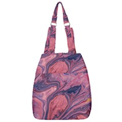 Abstract-colorful-painting-background-closeup Center Zip Backpack