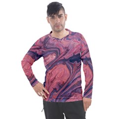 Abstract-colorful-painting-background-closeup Men s Pique Long Sleeve Tee