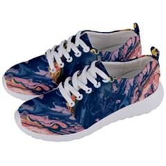 Liquid-abstract-paint-texture Men s Lightweight Sports Shoes by Vaneshart