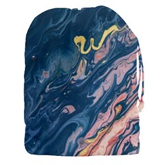 Liquid-abstract-paint-texture Drawstring Pouch (3xl) by Vaneshart