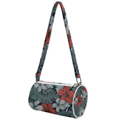 Seamless-floral-pattern-with-tropical-flowers Mini Cylinder Bag by Vaneshart